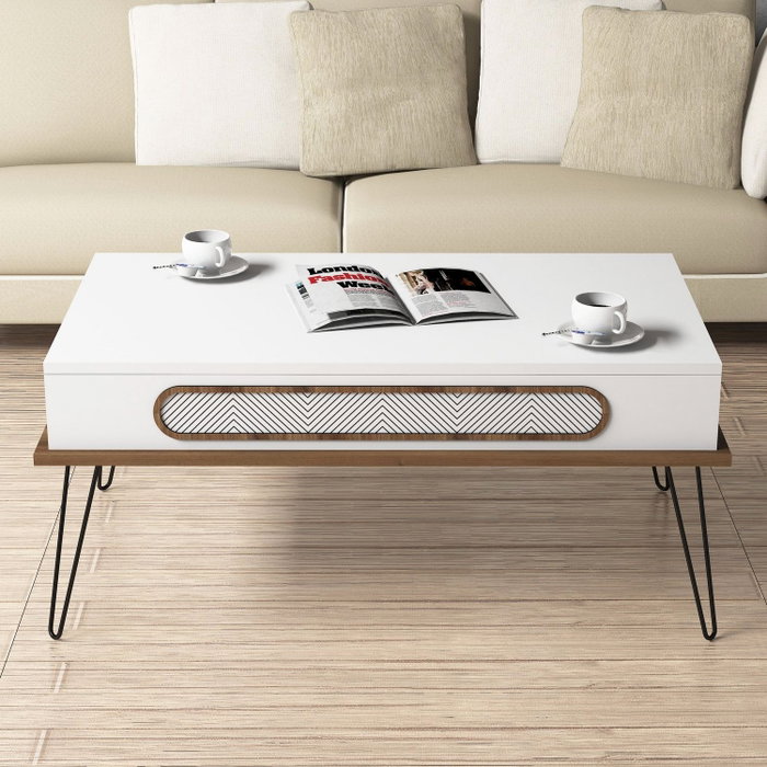 Hanah Home Mesa de centro Ekol - White